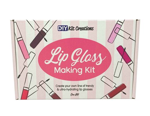 DIY Kit Creations Lip Gloss Making Kit (Standard Kit, 6 Tubes) Made in the USA