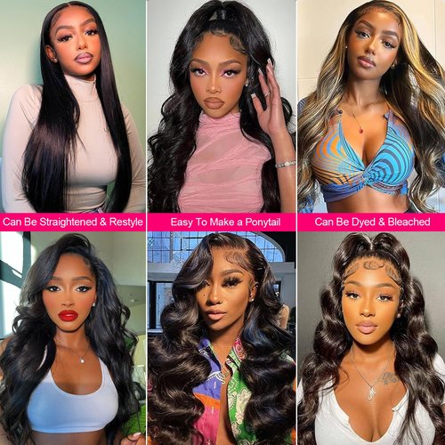 Silaiya Body Wave Bundles Human Hair 20 22 24 Inch 3 Bundles Human Hair 12A Brazilian Body Wave Hair Bundles 100% Unprocessed Virgin Hair Bundles Deals Human Hair Weave Bundles Human Hair Extension