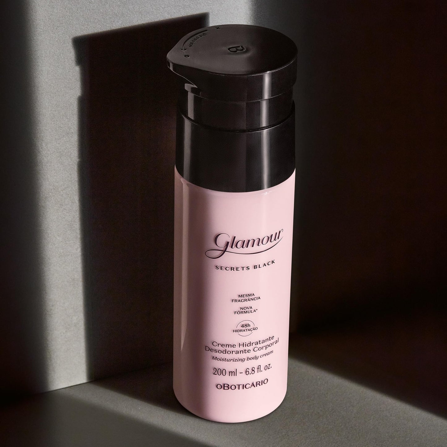 Glamour Secret Black Bundle: Eau de Toilette (2.5 Fl Oz) & Moisturizing Body Lotion (6.7 Oz)