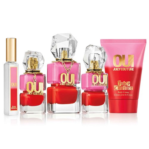 Juicy Couture Oui Eau De Parfum, Women's Perfume with Notes of Watermelon, Jasmine & Techno Woods - Fruity & Floral Perfume for Women, EDP Spray, 1.7 Fl Oz