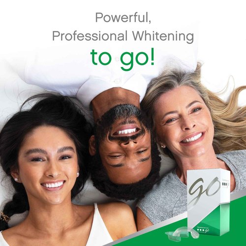 Opalescence Go 10% - Prefilled Teeth Whitening Trays Kit (10 Treatments) - 10% Hydrogen Peroxide - Mint Made by Ultradent Products. Go Teeth Whitening Kit -Mint- GO10-5193-1