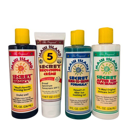 Maui Island Secret Original Formula Tanning Kit