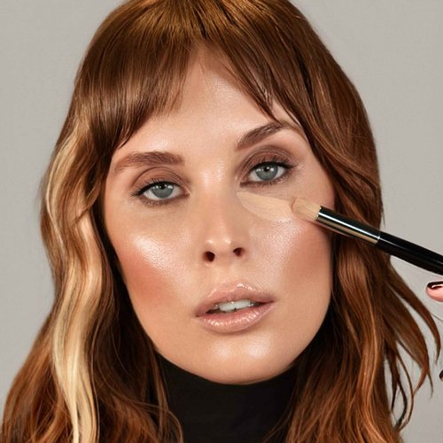 MĒTIER Luxury Concealer Brush for Seamless Blending, Vegan Fibers