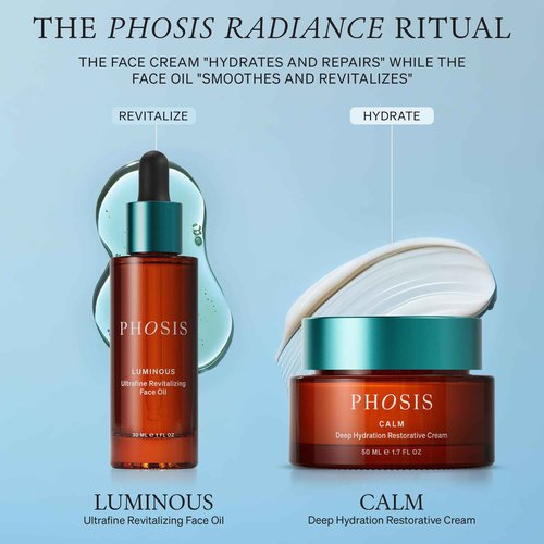 Phosis - Luminous Ultrafine Revitalizing Face Oil for Women – Lightweight Facial Glow Elixir with Sea Buckthorn, Prickly Pear, Pomegranate & Meadowfoam – Gua Sha Tool & Skincare Companion – 30ml