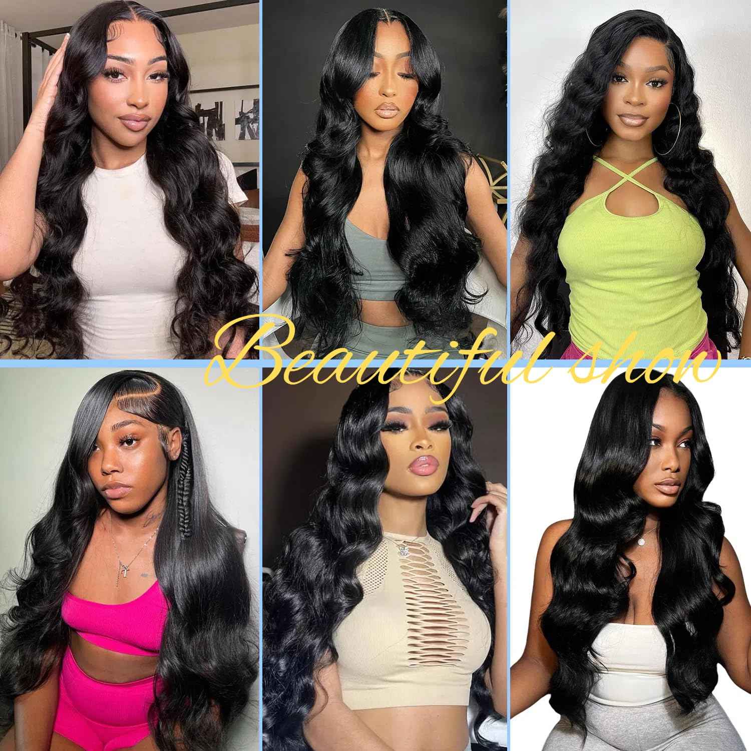 210% Density 6x4 Wear and Go Wig, 100% Human Hair, [2-year life], Body Wave Glueless Closure Wigs Human Hair Pre Plucked Pre Cut Middle Part, 24 Inch