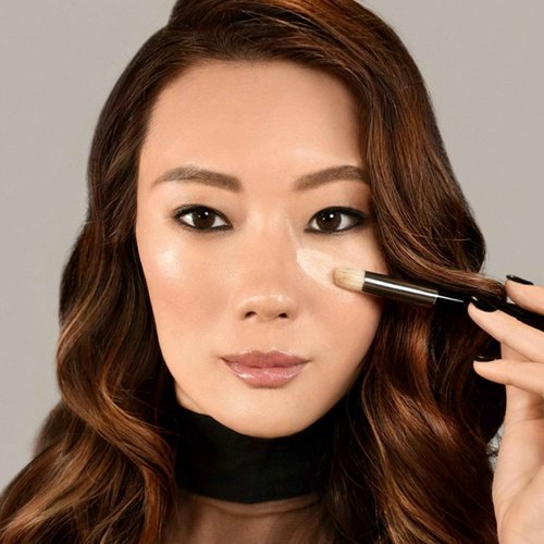 MĒTIER Luxury Concealer Brush for Seamless Blending, Vegan Fibers