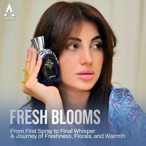 Atralia Amora Essence Extrait De Parfum 100Ml 3.4Oz Unisex Fragrance - Luxury and Original Extrait de Parfum with Top notes of Lychee, Rhubarb and Bergamot