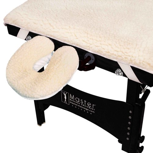 Master Massage Ultra Fleece Pad Sheet Set for Massage Table including Table Sheet and 2 Face Cushion Pillow Covers
