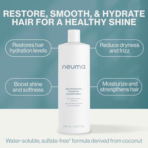 Neuma Neu Moisture Shampoo 32 Fl. Oz. Moisture Shampoo, Lavender, Mandarin & Vanilla Scent