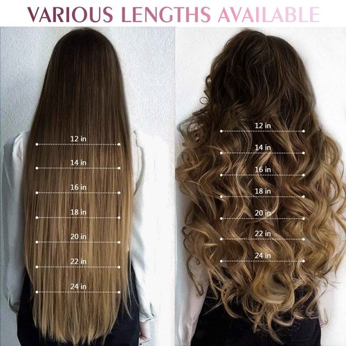Fimislosion Real Hair Extensions Clip in Human Hair, Seamless Clip in Hair Extensions Real Human Hair, 20 Inch Clip ins extensions for women, Dark Brown to Chestnut Brown and Honey Blonde 120G 7Pcs