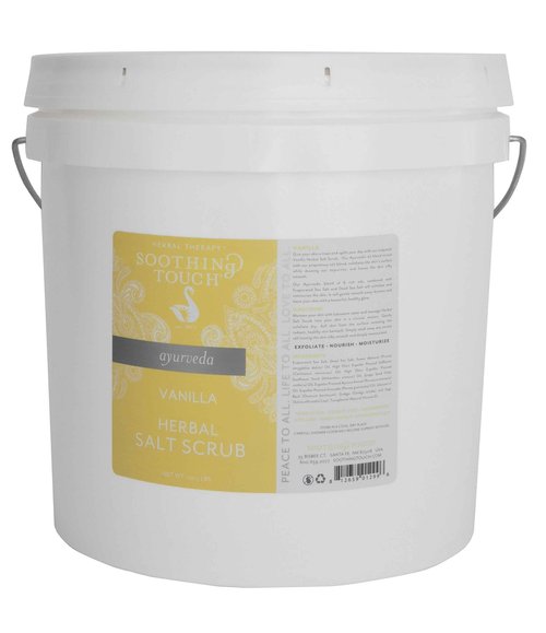 Soothing Touch Herbal Salt Scrub, Vanilla, 20 Pound