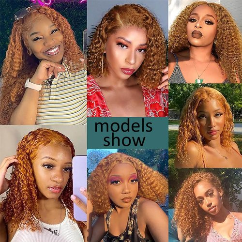 Habiliana Bundles Human Hair 18 20 22 Inch Water Wave Brown 27 Human Hair Bundles 11A Unprocessed Brazilian Virgin Quick Weave Hair Extensions for Black Women