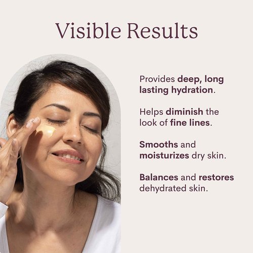 FLEUR & BEE Ultra Hydrating Moisturizer | Clean, 100% Vegan | Super Intense Hydration Moisturizer for Dry Skin with Anti Aging Properties | H2 Oh Yeah 1.5 oz