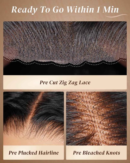 Arabella 5x6 Wear and Go Glueless Wigs Human Hair 210% Density Deep Curly Bob Wig Lace Front Wig Pre-Cut Lace Wigs Pre Bleached Tiny Knots Bob Wig Human Hair(12inch, 5x6 DC Glueless Bob)