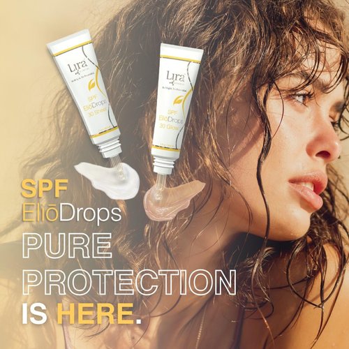 Lira Clinical EliōDrops SPF 30 Sheer - 1 fl oz - 16% Zinc Oxide Tinted Physical Sunscreen for Face - UVA/UVB/HEV Broad Spectrum & Reef Safe Sunscreen Serum - for All Skin Types