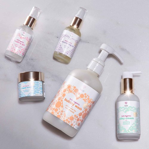 BEB Organic Nurturing Oil - Blend of Rosehip and Cranberry Oils - Moisturizing Baby Oil For Daily Use on Preemie and Newborn Hair, Face and Body (2 Fl Oz.)