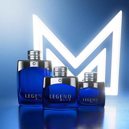 MONTBLANC - Legend Blue Eau de Parfum - Men's Fragrance - Woody Aromatic - With notes of Spearmint, Woody Accord & Ambroxan - 1.7 Fl Oz