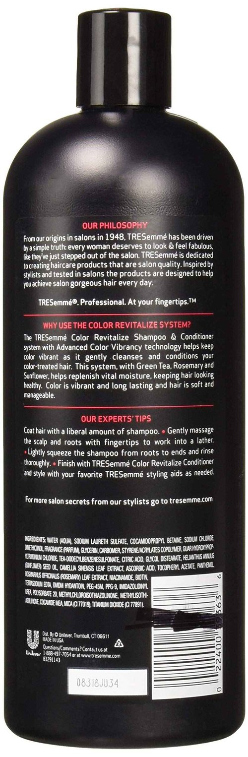 Tresemme Shampoo Color Revitalizing 28 Ounce (828ml) (6 Pack)