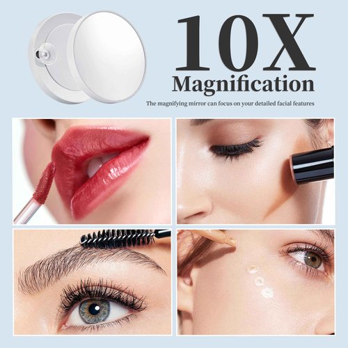 NUSVAN Vanity Mirror with Lights Lighted Makeup Mirror with 15 Dimmable LED Bulbs,3 Color Lighting Modes,USB Charging Port Touch Control,Sturdy Metal Frame Design 24x18 Inch,White