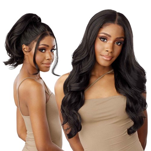 Sensationnel Butta 360 Lace Wigs - Unit 3 Wider Parting 360 Degree Lace Glueless Synthetic Preplucked Hairline (T4/BUTTERSCOTCHBLONDE)