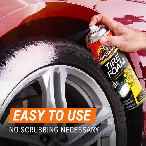 Bundle of Armor All Ultra Shine Car Wash and Car Wax by Armor All, Cleaning Fluid for Cars, Trucks, Motorcycles, 64 Fl Oz Each + Armor All Tire Foam, Tire Cleaner Spray for Cars, Trucks, Motorcycles