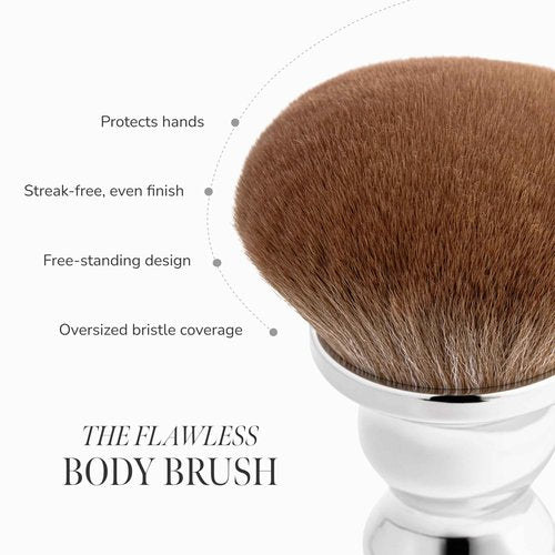Loving Tan Flawless Body Tan Application Brush - Self Tanning, Streak Free, Premium Bristles, Oversized for Even and Easy Coverage, Free-standing, Vegan and Cruelty Free