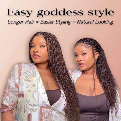 Afro Kinkys Bulk Human Hair, 20 Inch 50G/Pack Soft 4C Afro Kinky-Curly Human Hair Bulk for Twist Dreadlocks Extensions Repair Locs #4 Dark Brown 1 Pack (4#, 20 inch)