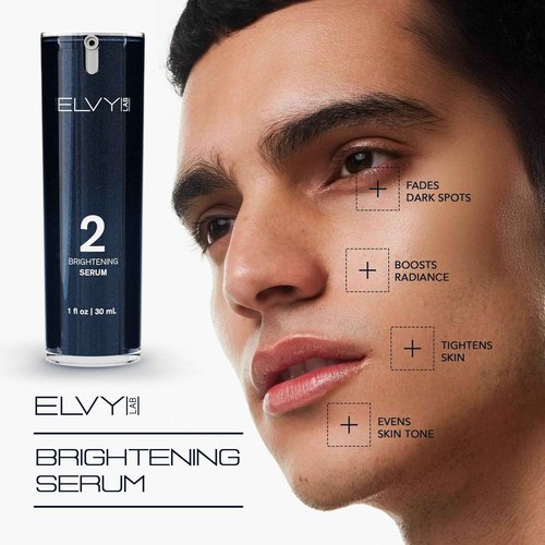ELVY Lab Skin Care Set For Men & Women | 4-in-1 Vegan & Cruelty-Free Skin Care Kit | Dermatologist Developed | Anti-Aging With Deep Cleanser, Vitamin C Serum, Moisturizer & Eye Cream | All Skin Types
