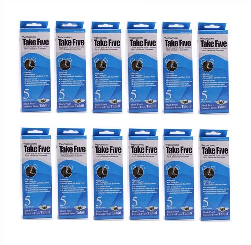 Dongsung Take 5 Hair Dye No.5 Matt Brown Covers Gray Hair in Just 5 Minutes Without Any Foul Odor! Designed to Improve Damaged Hair (Pack of 12)