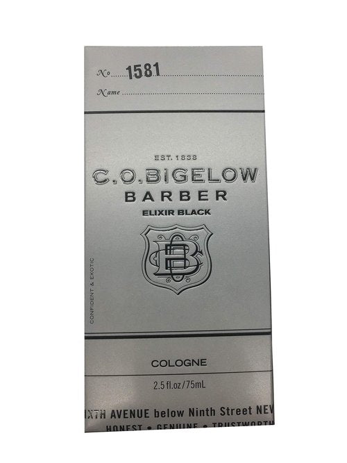 C.O. Bigelow Elixir Black 2.5 oz Cologne Spray