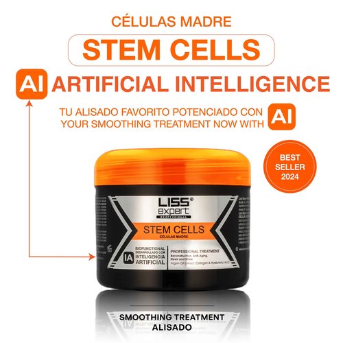 Liss Expert Stem Cells Smoothing Treatment 16.9 oz (8.45 oz x 2) for LONGER HAIR