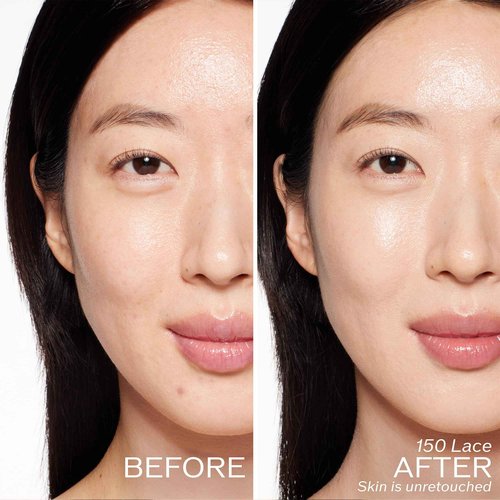 Shiseido RevitalEssence Skin Glow Foundation SPF 30, 150 Lace - Buildable, Medium Coverage - 24-HR Hydration & 12-HR Wear - Transfer, Crease & Fade Resistant - Non-Comedogenic - All Skin Types