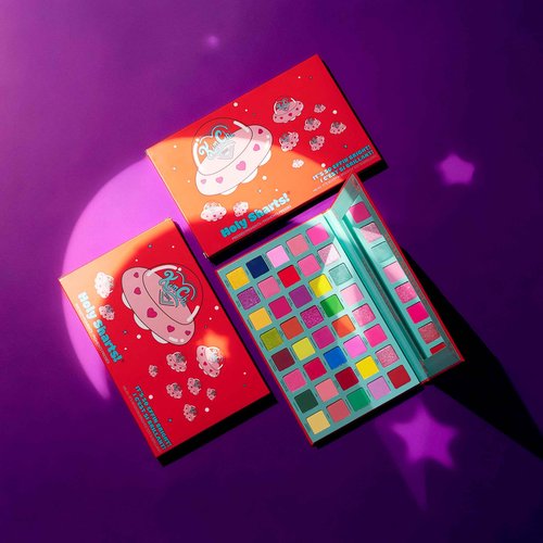 Kimchi Chic Holy Sharts Eyeshadow Palette - Bright Colors, Blendable, Long Lasting, Cruelty Free, Multicolor, It’s So Effin Bright 40 Color