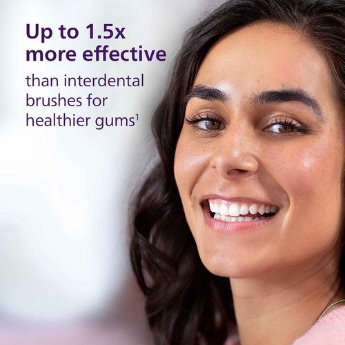 Philips Sonicare Cordless Power Flosser 3000 - Water Flosser with Innovative Quad Stream Technology, Oral Irrigator with 2 Flossing Modes and 3 Pressure Levels, IPX7 Waterproof, Black, HX3826/23