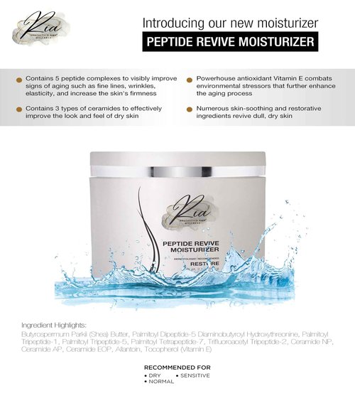 Ria Aesthetics and Wellness Peptide Revive Moisturizer