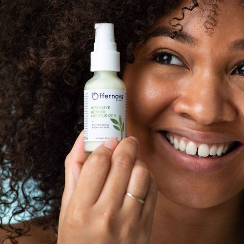 Intensive Retinol Moisturizer - Deep Hydration Night Cream 2.5% Vitamin A & Hyaluronic Acid + Vitamin E - Crema Humectante Intensiva de Retinol - Antiarrugas con Ácido Hialurónico y Vitamina E