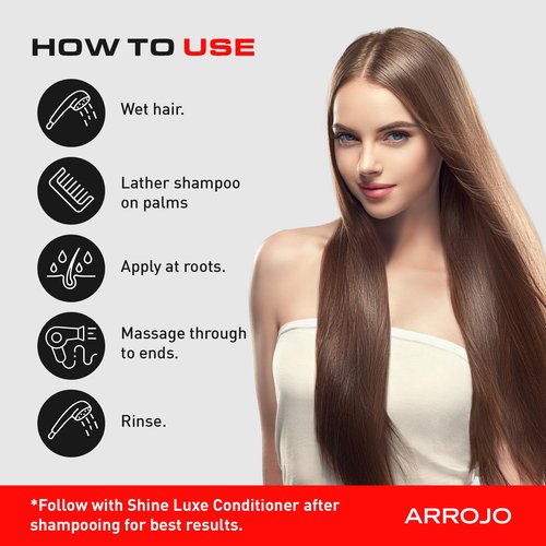 ARROJO Shine Luxe Shampoo, 33.8 Fl Oz