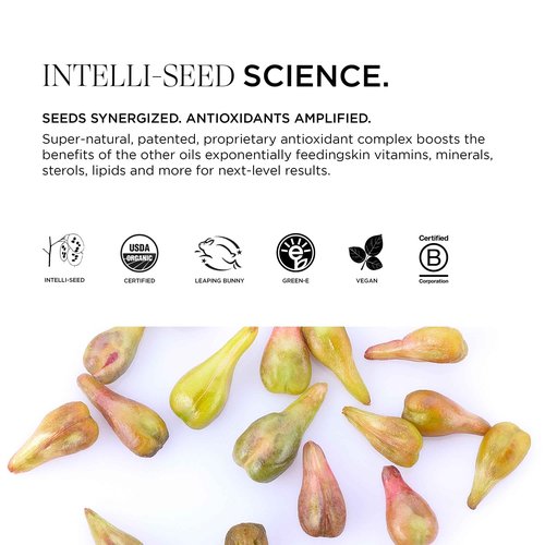 Intelligent Nutrients Liquid Green Oil, Organic Face Oil for Radiant Skin, Lightweight Hydrating Treatment, Vegan, 1 Oz