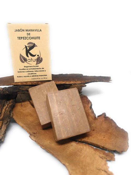 KNatural Tepezcohuite Soap Skin Care An Aclarant and Regenerater Made In Mexico