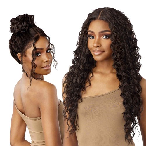 Sensationnel Butta 360 Lace Wigs - Unit 4 Wider Parting 360 Degree Lace Glueless Synthetic Preplucked Hairline (CH30)