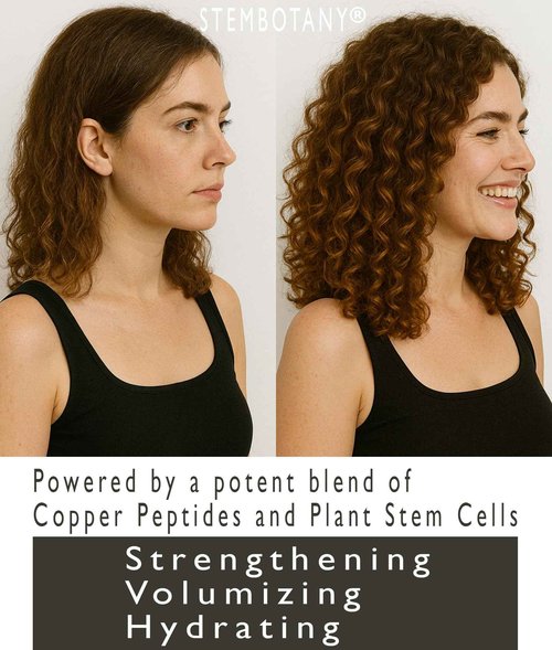 STEMBOTANY Copper Peptide Hair Shampoo for Men and Women Promotes the Look of Thicker, Fuller and Healthier Hair