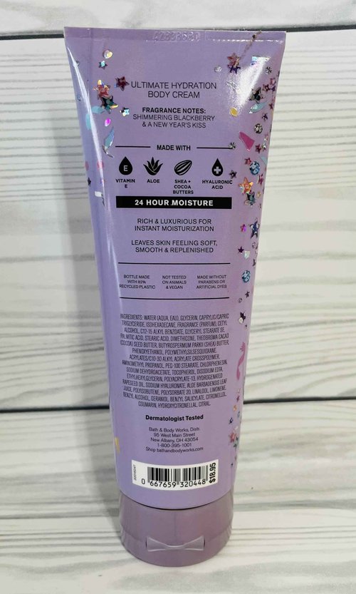 Bath and Body Works Cue The Confetti Body Cream, 8 oz, Pack of 2
