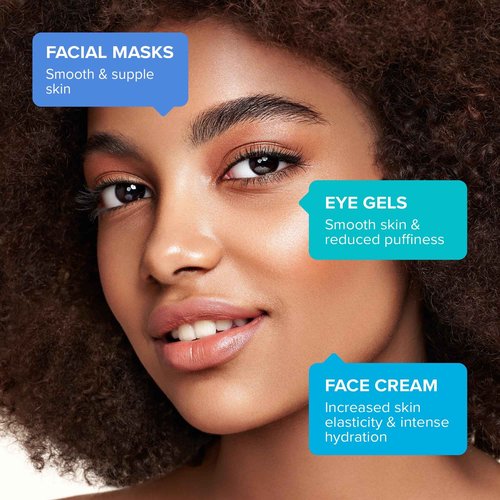 MAREE Skincare Essentials Bundle - Eye Gels, Facial Masks & Face Cream - Under Eye Gels for Puffy Eyes, Anti Aging Face Cream & Moisturizing Sheet Masks - Marine Collagen & Hyaluronic Acid, Retinol