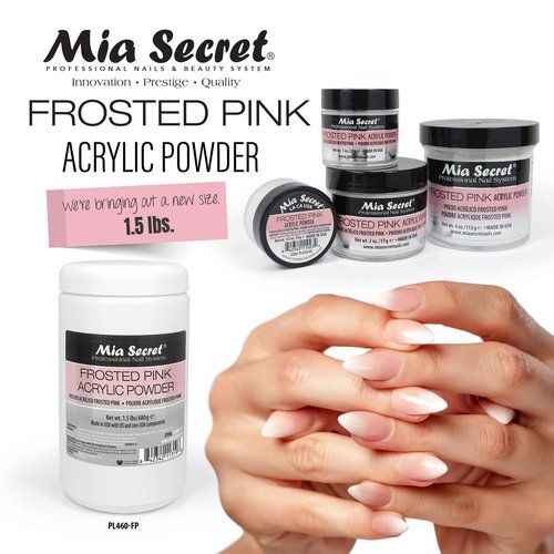 Mia Secret Frosted Pink Acrylic Powder