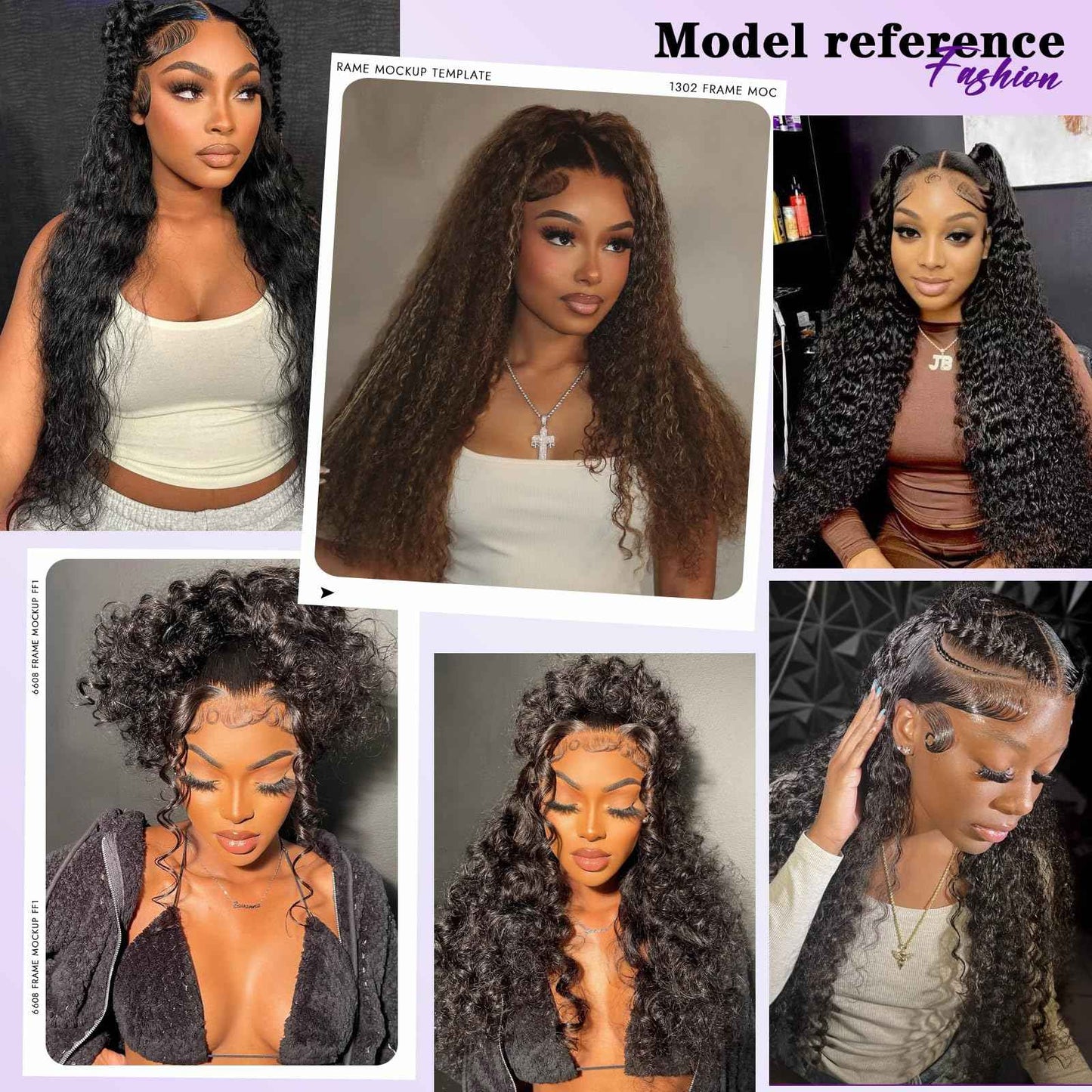 Gulenme 13x6 Deep Wave Lace Front Wigs Human Hair 200 Density Pre Plucked HD Transparent 100% Lace Frontal Wigs Deep Curly Wet and Wavy lace front human hair Wigs for Women（ 30 inch ， Natural Black）