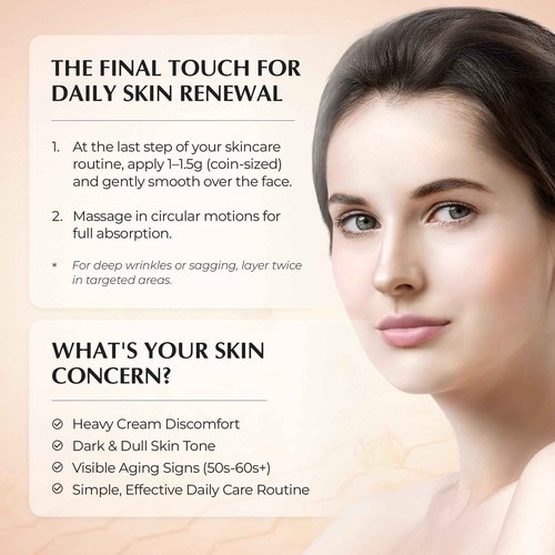 JEU'DEMEURE DermiShuttle Vivid Dynamic Cream with Peptides Moisturizer, Exosome 200,000ppm for Glowing, Deep Hydrating, Anti-Aging and Rich Texture, Suitable Korean skincare Anti-Aging 1.69 fl oz