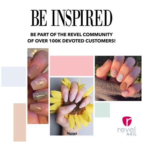 Revel Nail Starter Dip Powder Kit - 12 Color Nail Kit, Manicure Set with Dip Powder and Liquid Set