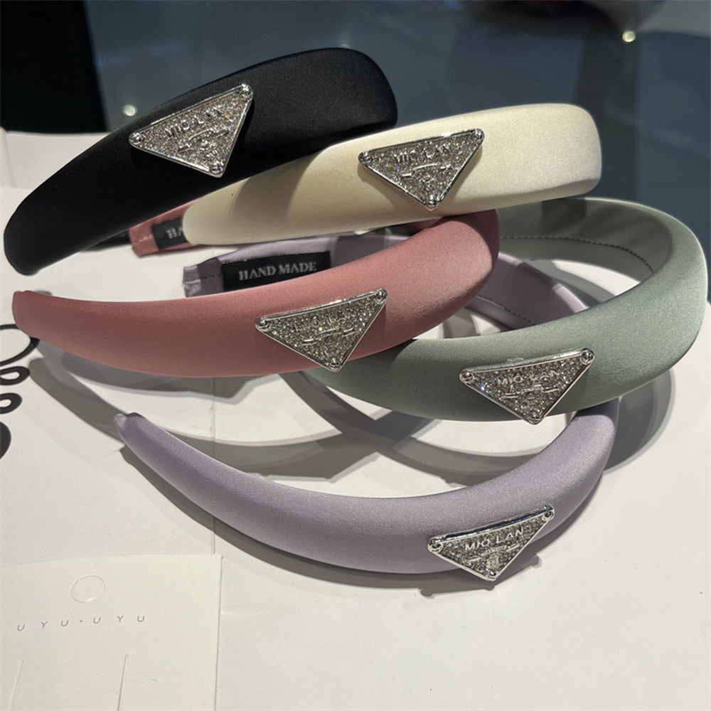 Ice Silk Geometric Headband Hairpin