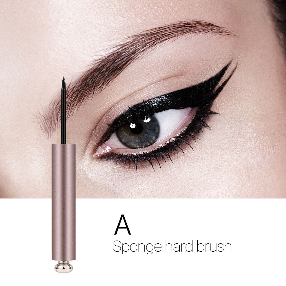 Waterproof Liquid Eyeliner with Quick Dry Formula - No Halo, Beginner Friendly