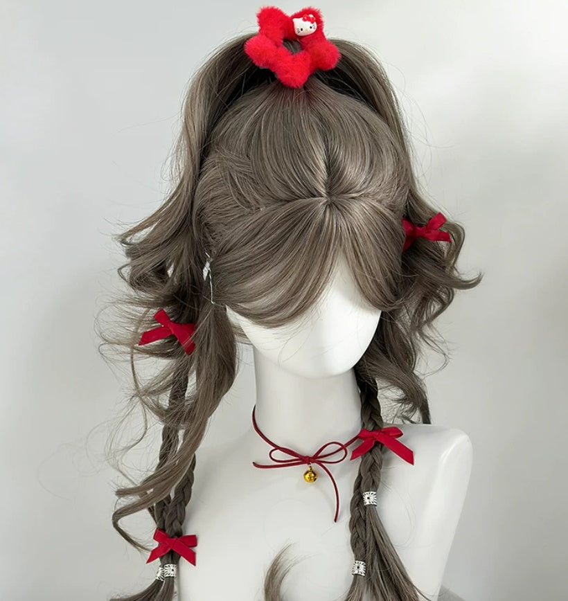 Women's Long Curly Synthetic Wig - Stylish & Personalized Hair Extension